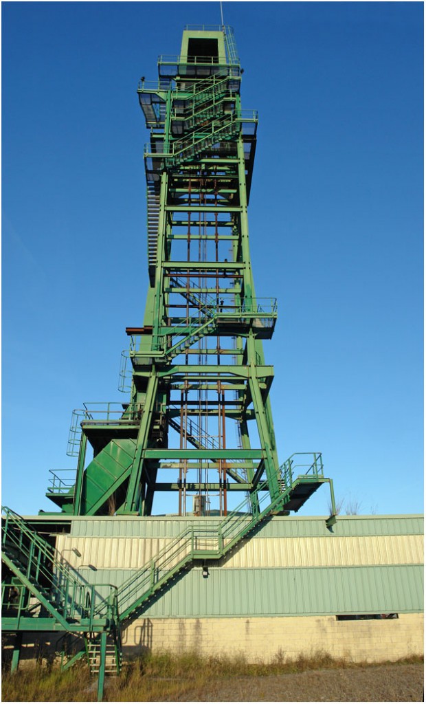 Instalaciones del Pozo Camocha 2. Gij&oacute;n, Asturias. A&ntilde;o 2006.