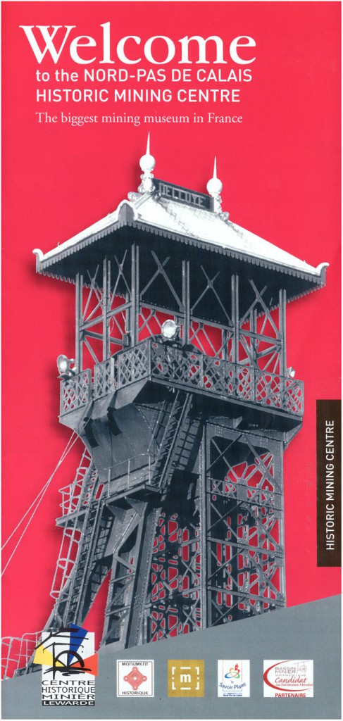 Folleto del Centro Hist&oacute;rico Minero de Nord-Pas de Calais &agrave; Lewarde. A&ntilde;o 2010.