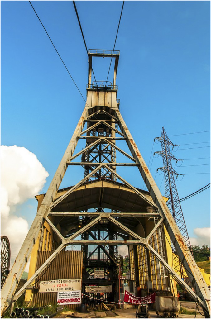 Castillete del Pozo Candín. Langreo, Asturias 2013