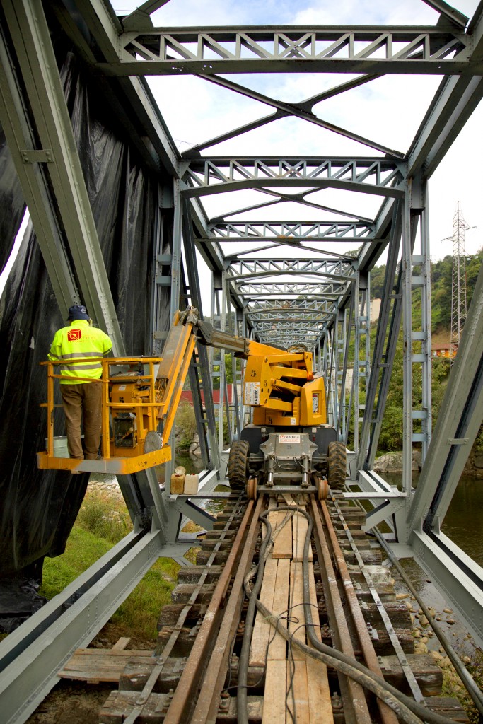 Reparacion del puente de Los Ingleses. Langreo. Asturias 2011