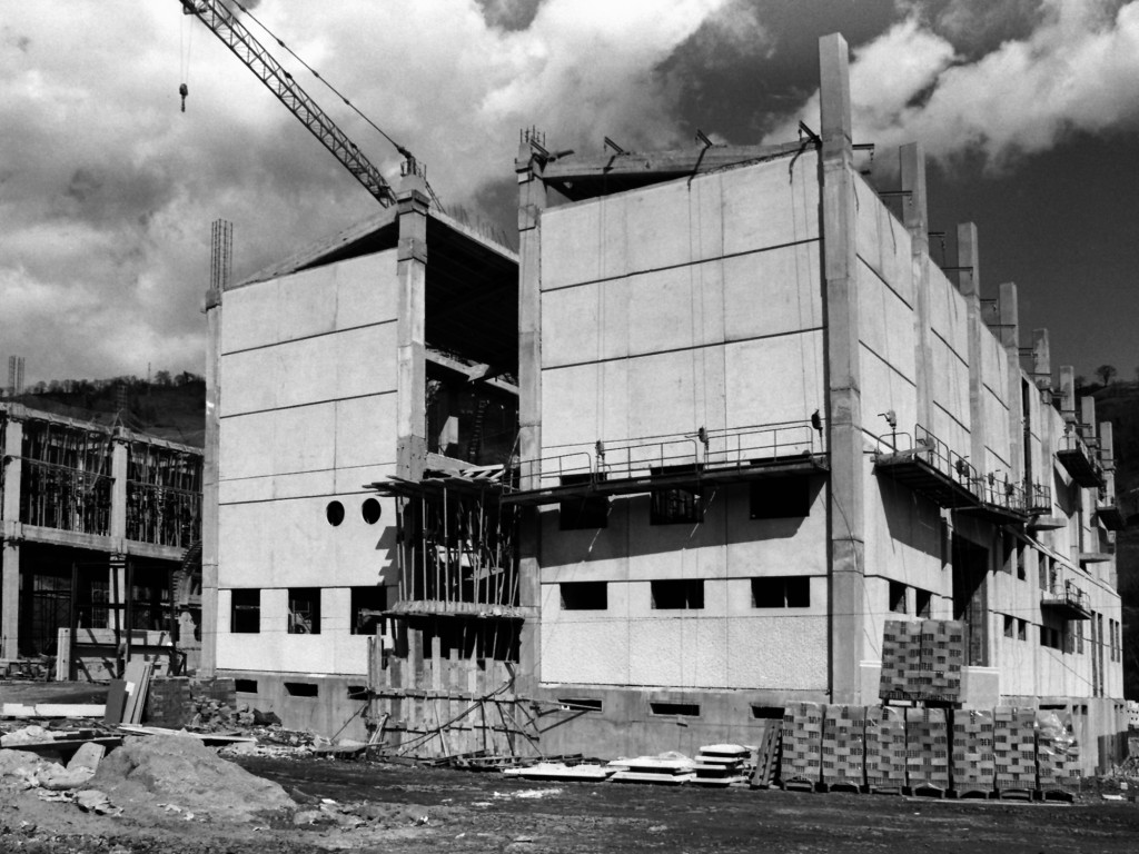 Obras del museo de la Mineria. S.M.R.A. Asturias 1989