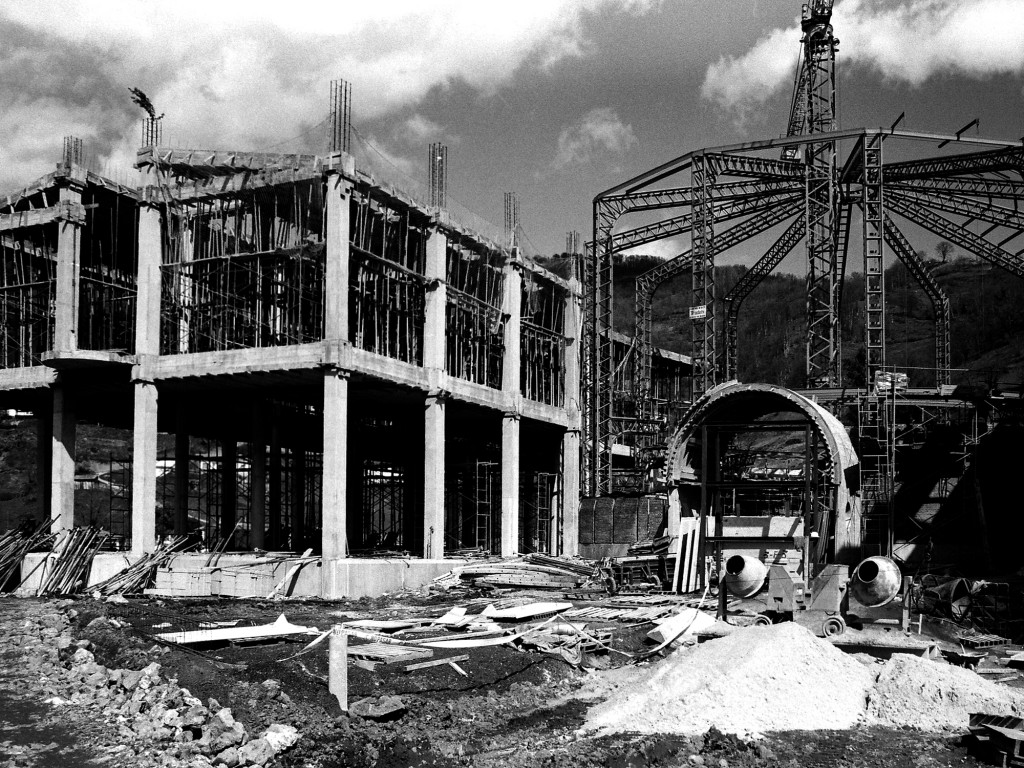 Obras del museo de la Mineria. S.M.R.A. Asturias 1989