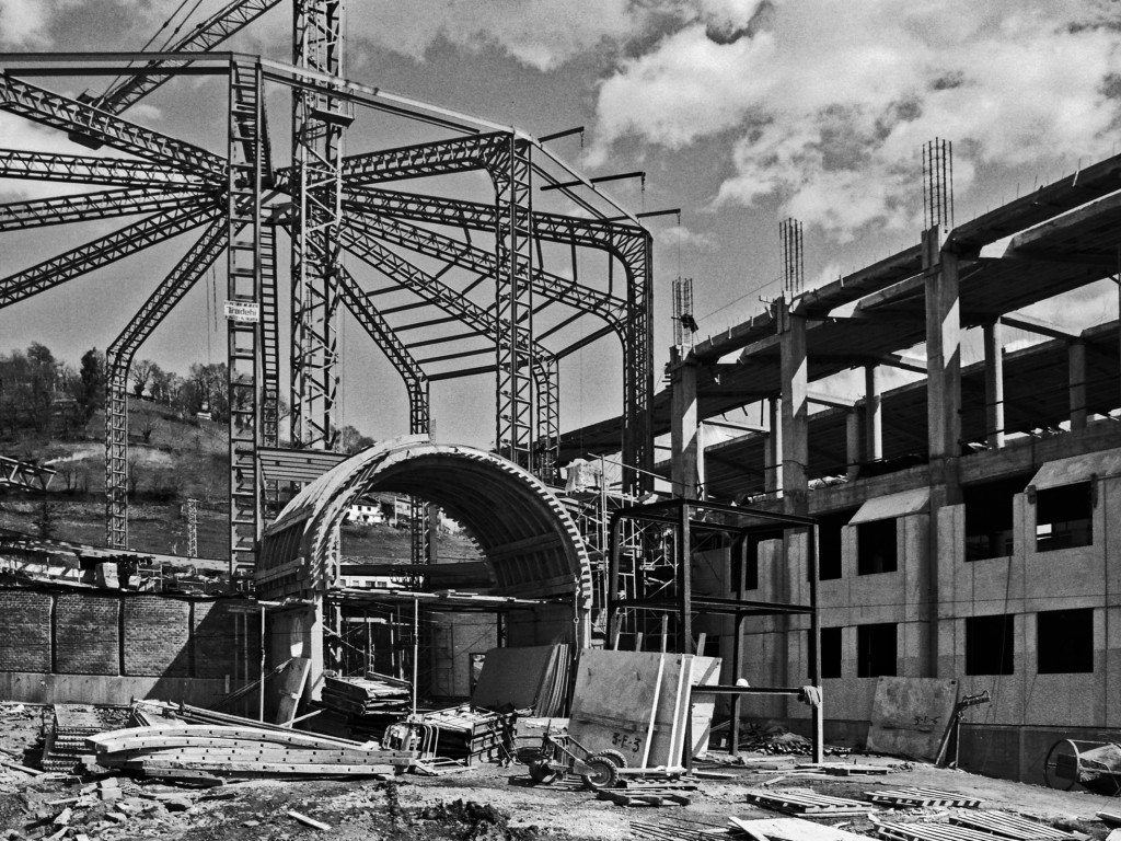Obras del museo de la Mineria. S.M.R.A. Asturias 1989