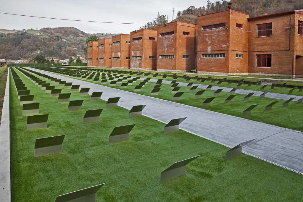 Memorial a los 485 mineros fallecidos en las explotaciones de Hunosa. Pozo Soton. S.M.R.A. Asturias 2015