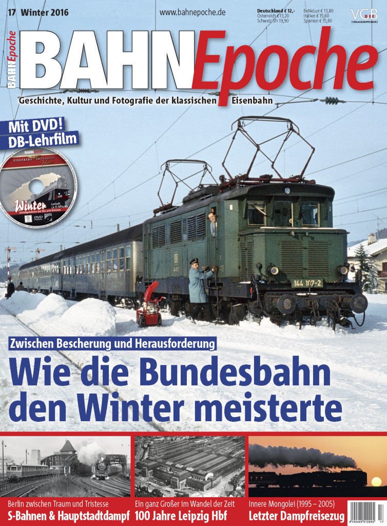 Portada de la revista Bahn Epoche. Invierno 2016
