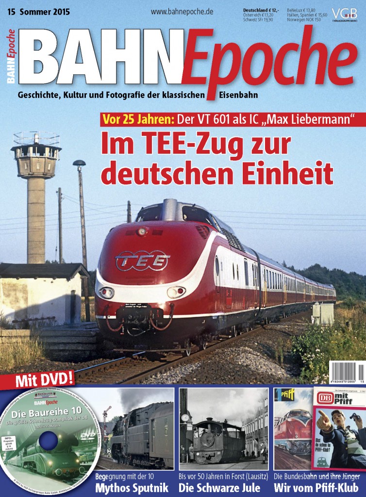 Portada de la revista Bahn Epoche. Verano 2015