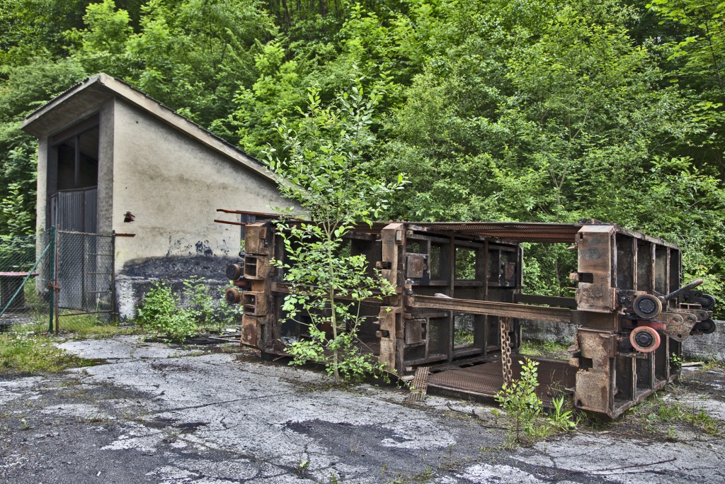 Instalaciones abandonadas de Minas de Figaredo, Mieres, Asturias. A&ntilde;o 2013.