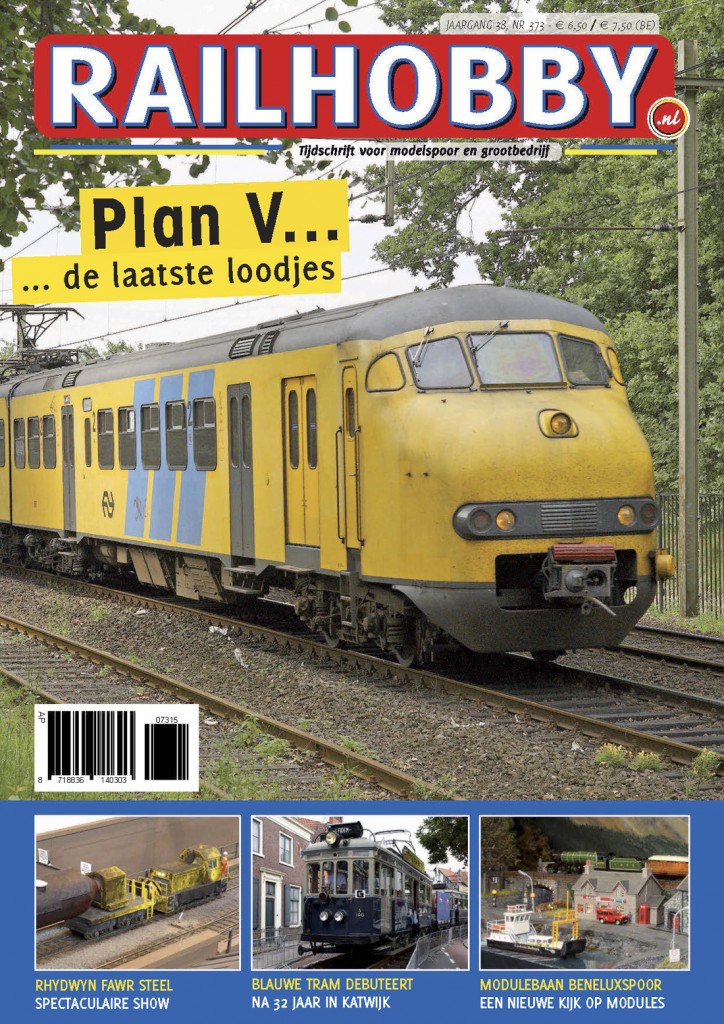 Portada de la revista Railhobby Nederland. Noviembre 2015