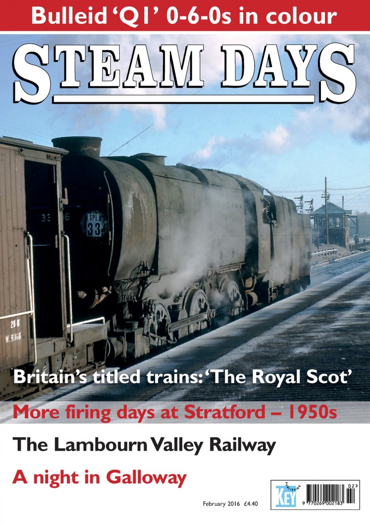 Portada de la revista Steam Days. Febrero 2016