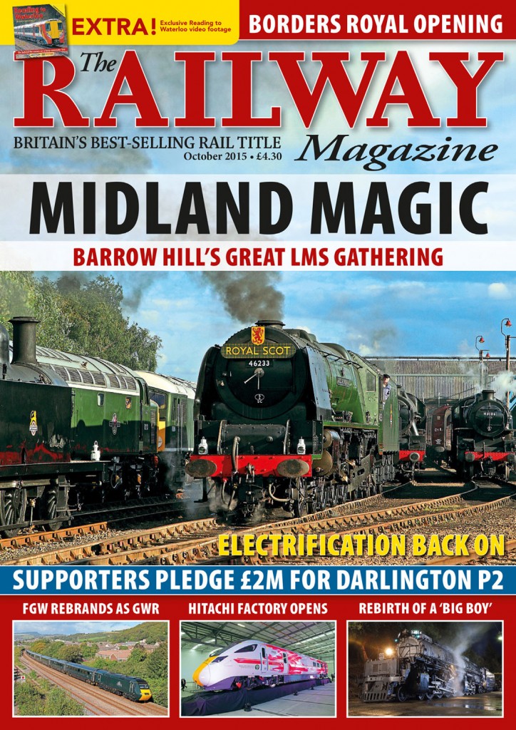 Portada de la revista The Railway Magazine. Octubre 2015
