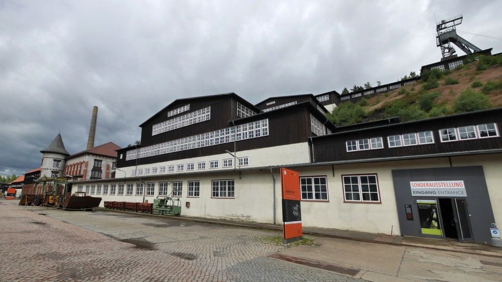 Instalaciones exteriores de el Museo Minero de las Minas de Rammelsberg. Goslar Alemania 2014