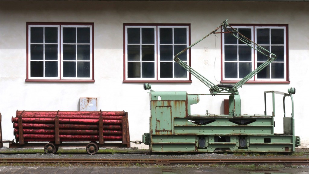 Instalaciones exteriores de el Museo Minero de las Minas de Rammelsberg. Goslar Alemania 2014
