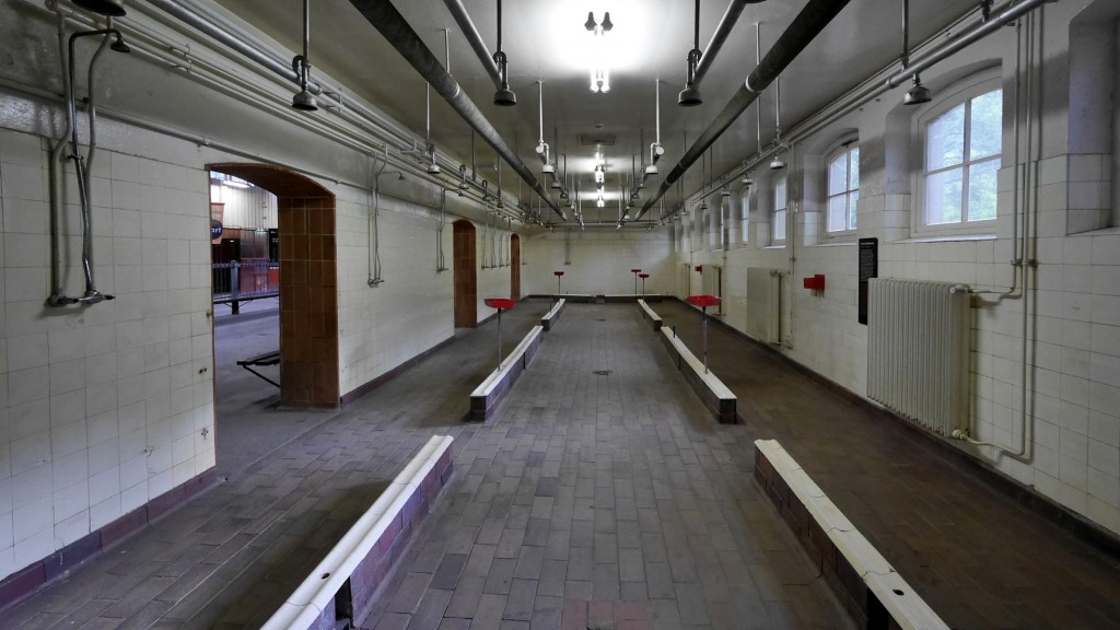 Casa de Aseos de el Museo Minero de las Minas de Rammelsberg. Goslar Alemania 2014