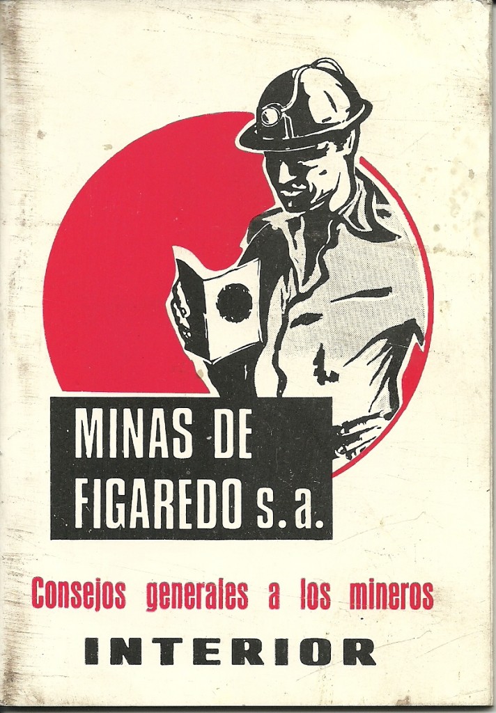 Folleto de Minas de Figaredo, con consejos de Seguridad para los mineros de interior. 1965