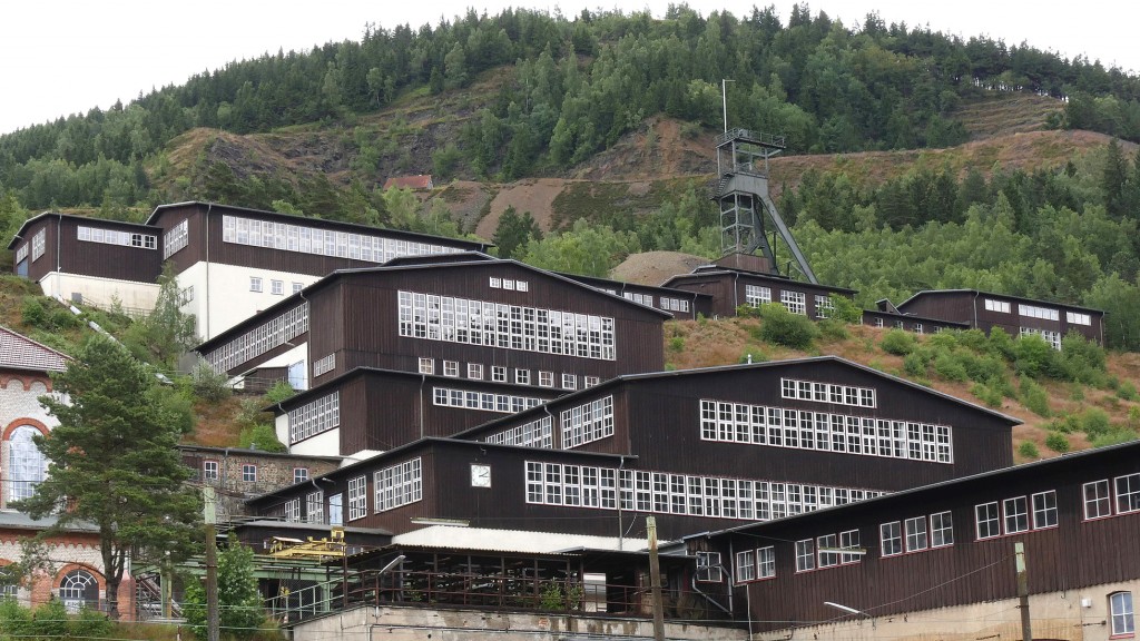 Instalaciones exteriores del Museo Minero de las Minas de Rammelsberg. Goslar Alemania 2014
