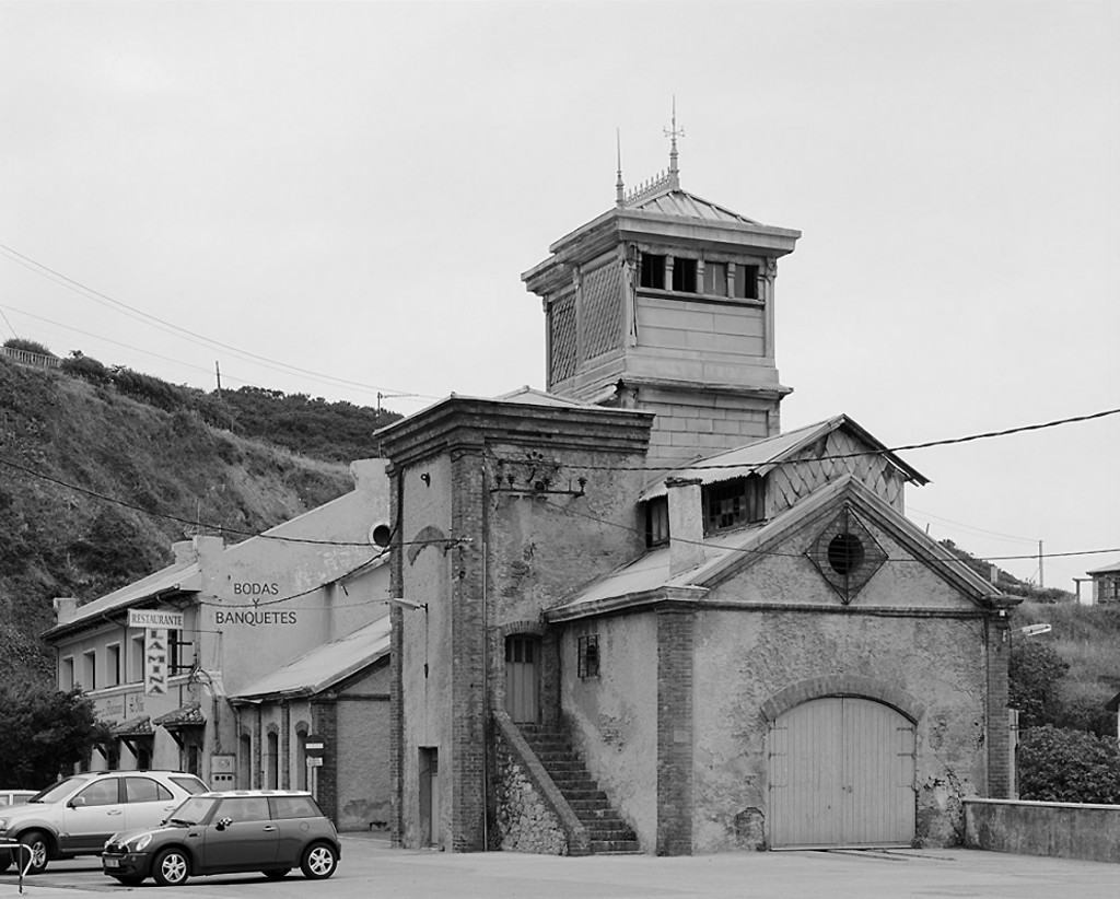 Vista exterior del Museo minero de la Mina de Arnao. Castrillón. Asturias 2010
