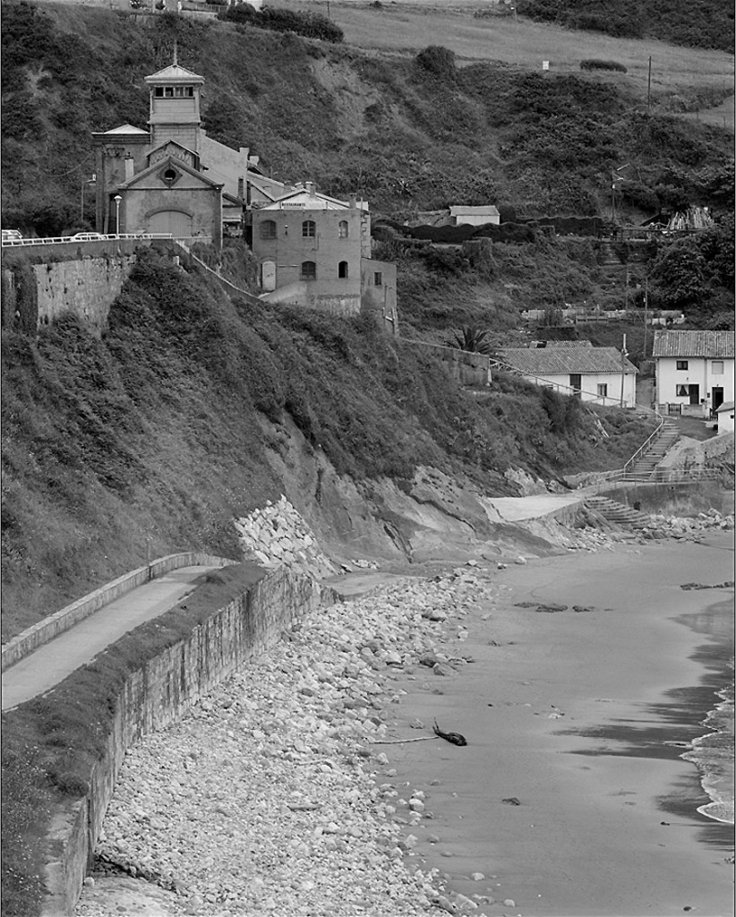 Vista exterior del Museo minero de la Mina de Arnao. Castrillón. Asturias 2010