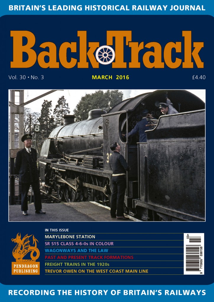 Portada de la revista Back Track.. Marzo 2016