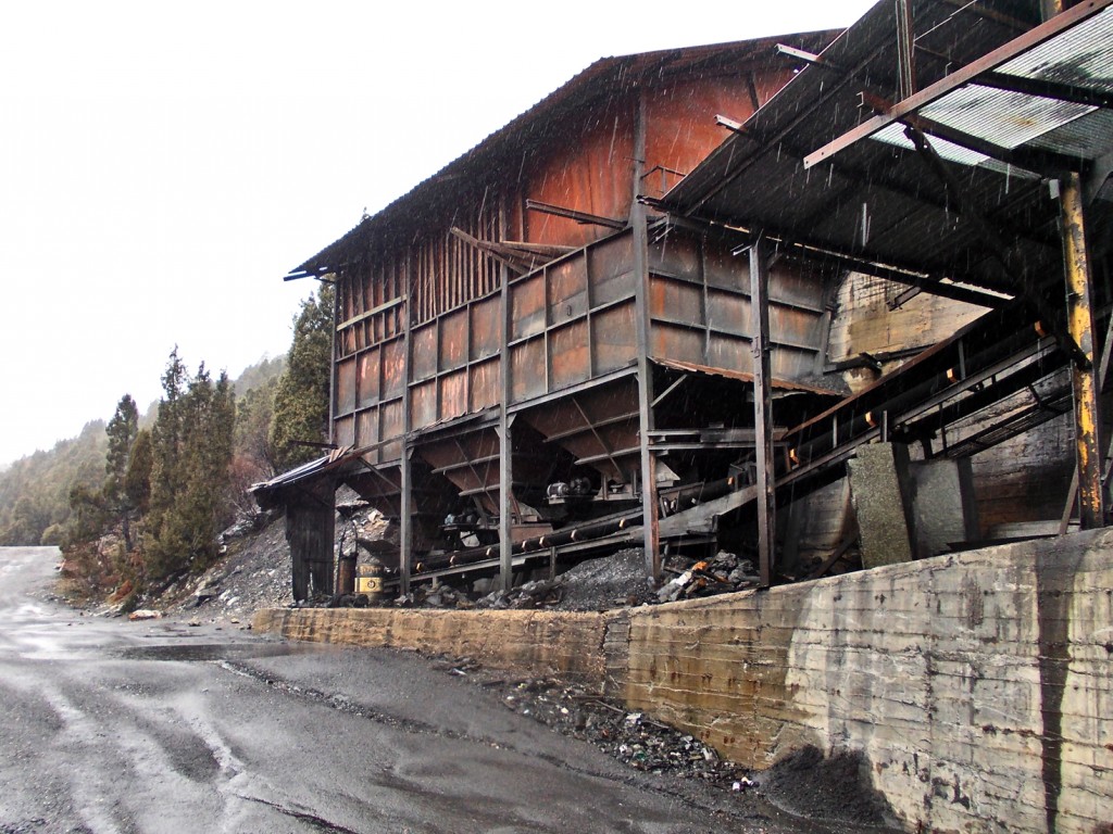 Instalaciones abandonadas del Lavadero de Antracitas de Besande. Velilla del Rio Carrion. Palencia 2013