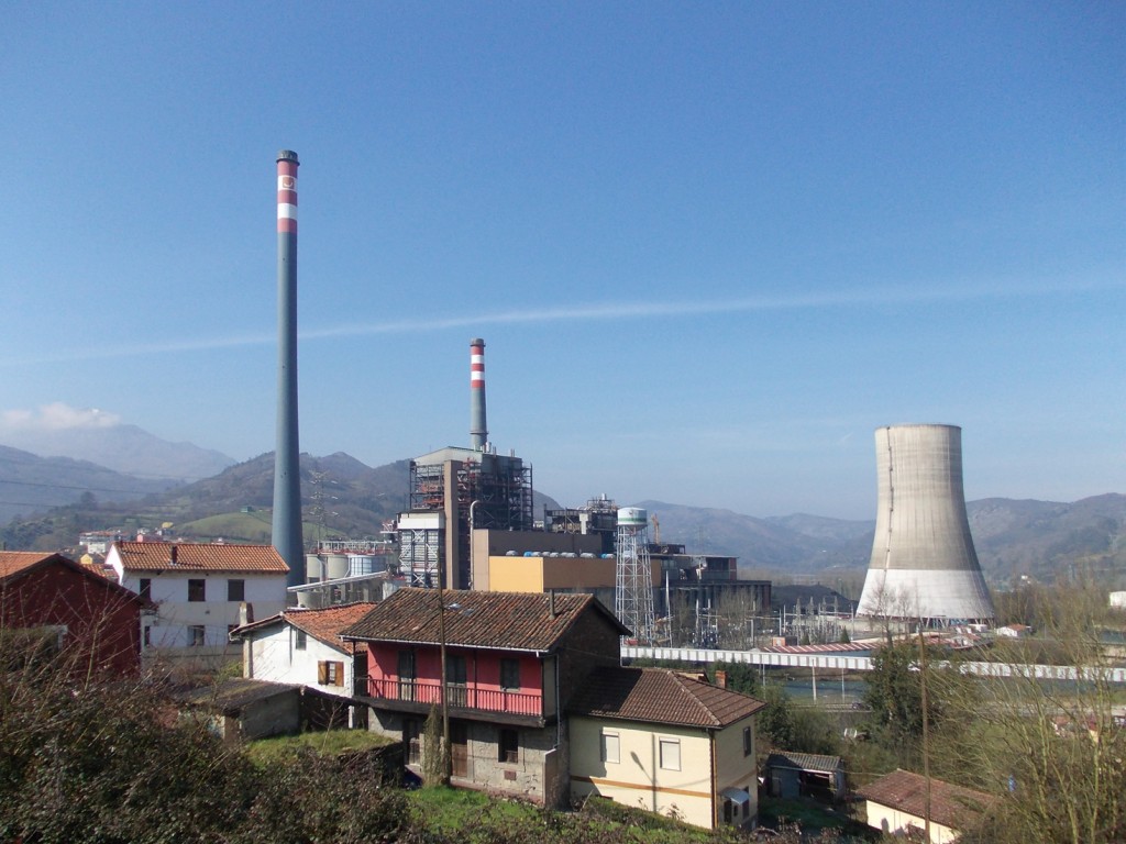 Central termica de Soto de Ribera. Ribera de Arriba. Asturias 2016