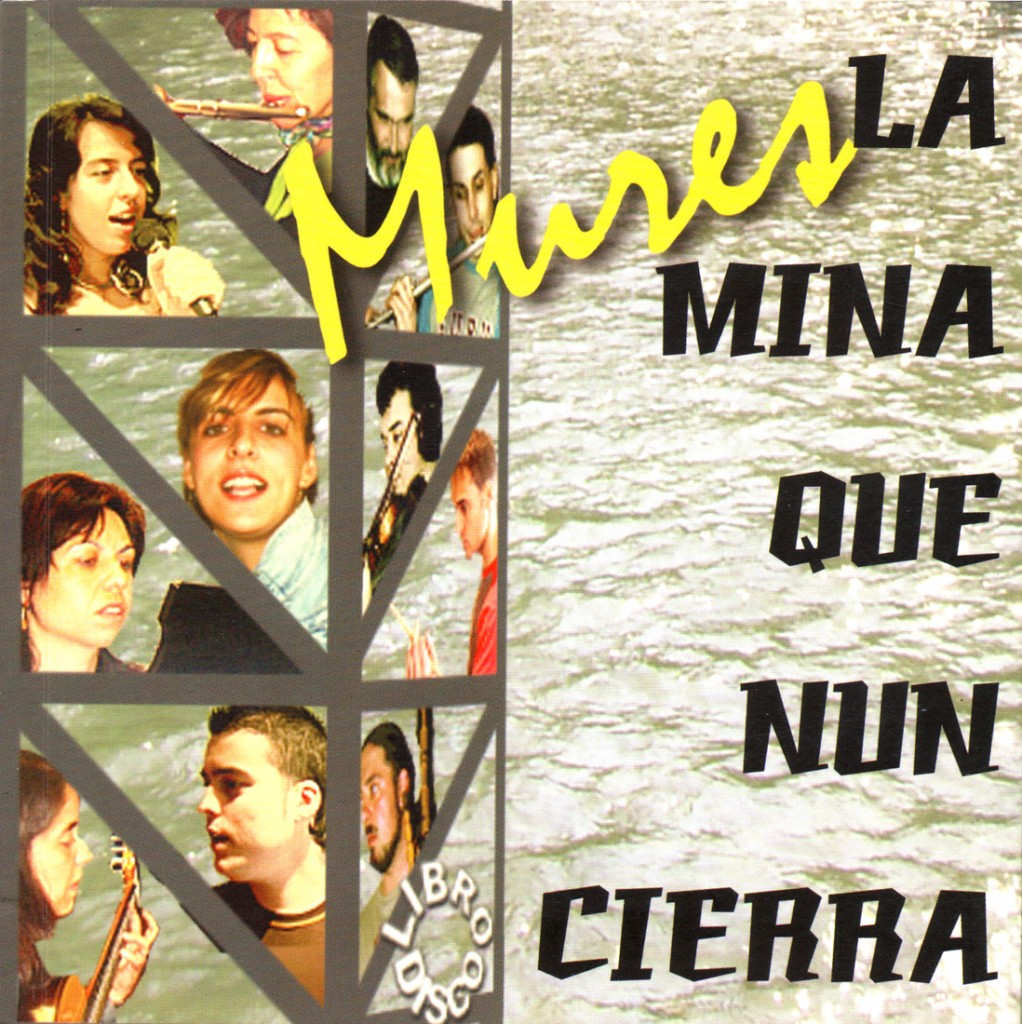 Portada del libro-disco La Mina que nun cierra, de Mures. 2006