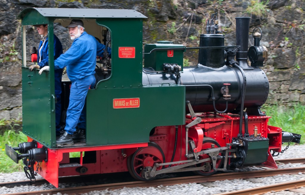 Jornadas del vapor. Tren minero del Ecomuseo del Valle del Samuño. Langreo. Asturias 2016