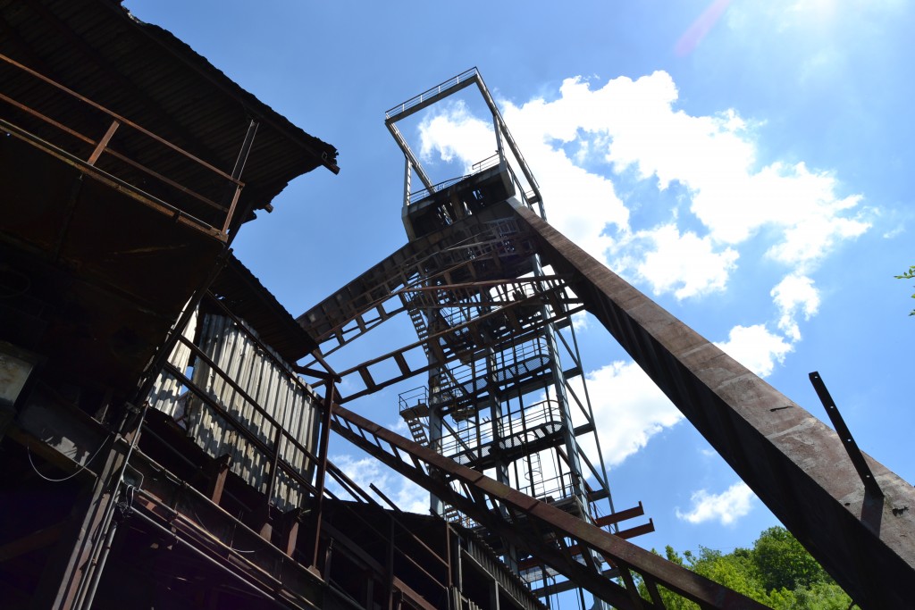Castillete. Pozo San Inocencio. Cortina. Turón. Asturias. 2014