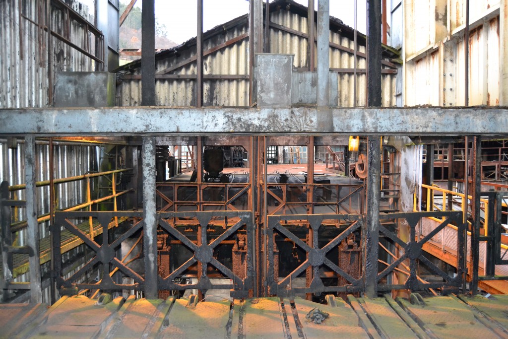 Embarque. Pozo San Inocencio. Cortina. Turón. Asturias. 2012