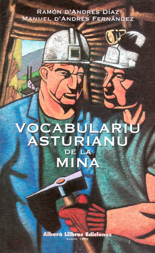 Portada del libro Vocabulariu Asturianu de la Mina, de Ramón d’Andrés Díaz y Manuel d’Andrés Fernández. 1997
