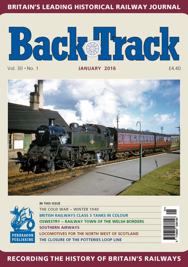 Portada de la revista Back Track.. Enero 2016
