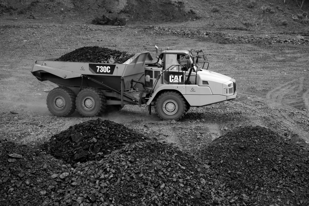 Desmonte de la escombrera de Minas de Figaredo. Mieres. Asturias 2016