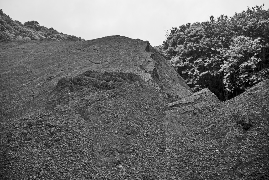 Desmonte de la escombrera de Minas de Figaredo. Mieres. Asturias 2016