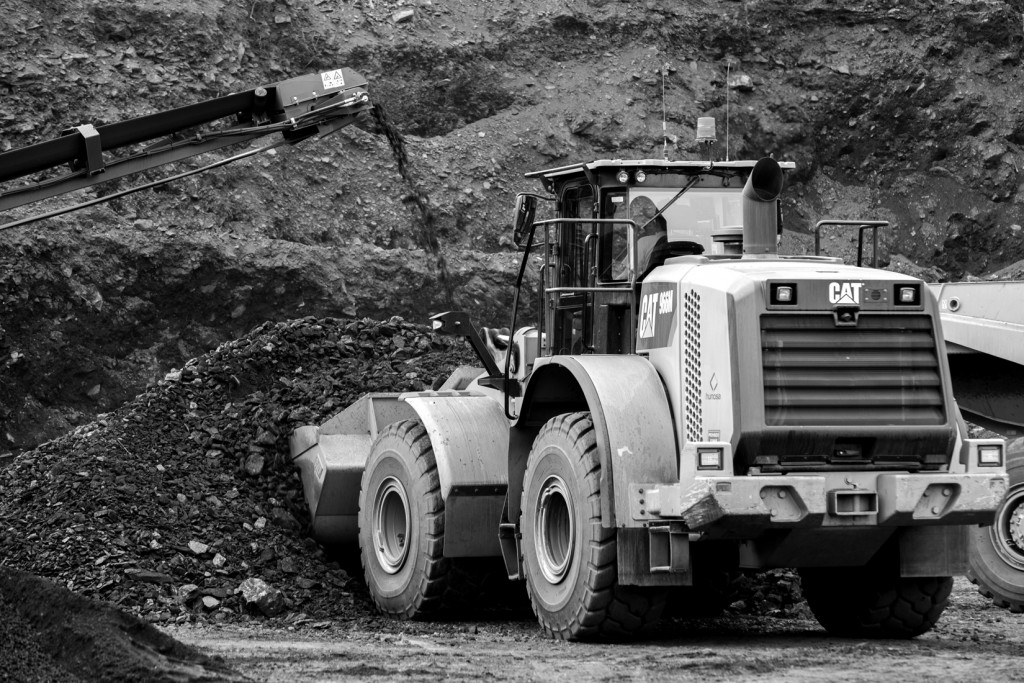 Desmonte de la escombrera de Minas de Figaredo. Mieres. Asturias 2016