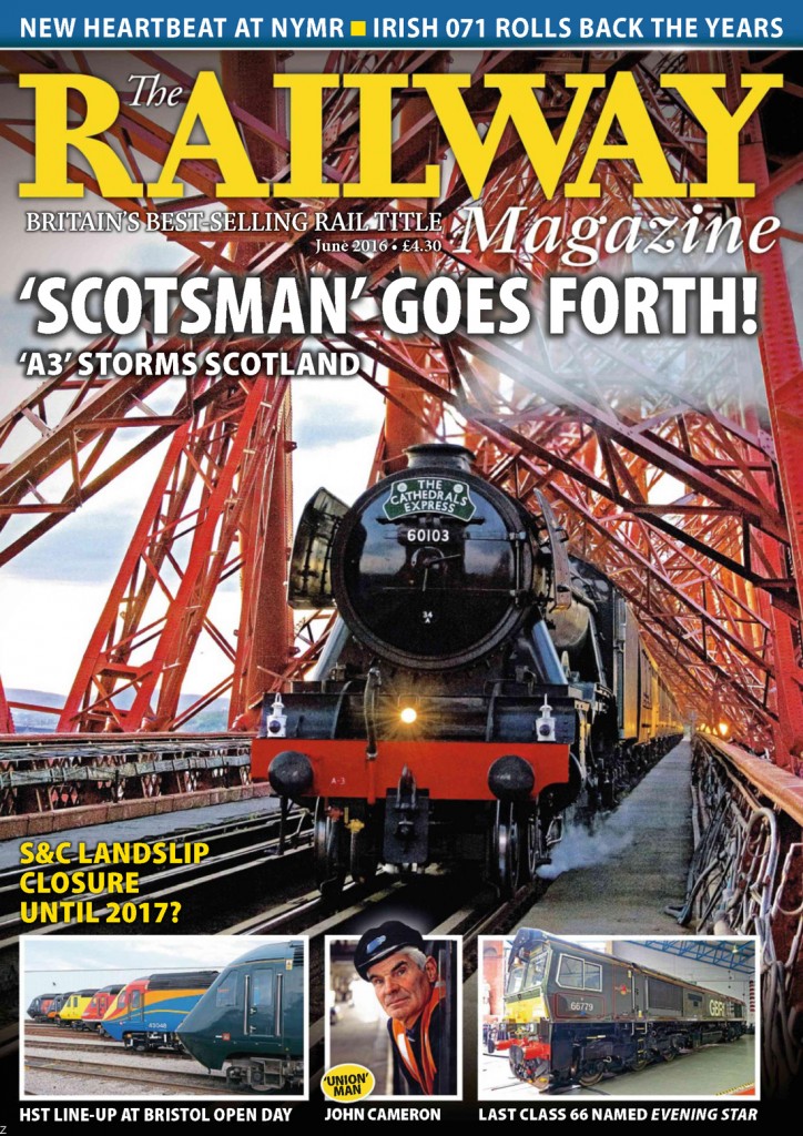 Portada de la revista The Railway Magazine de Junio 2016