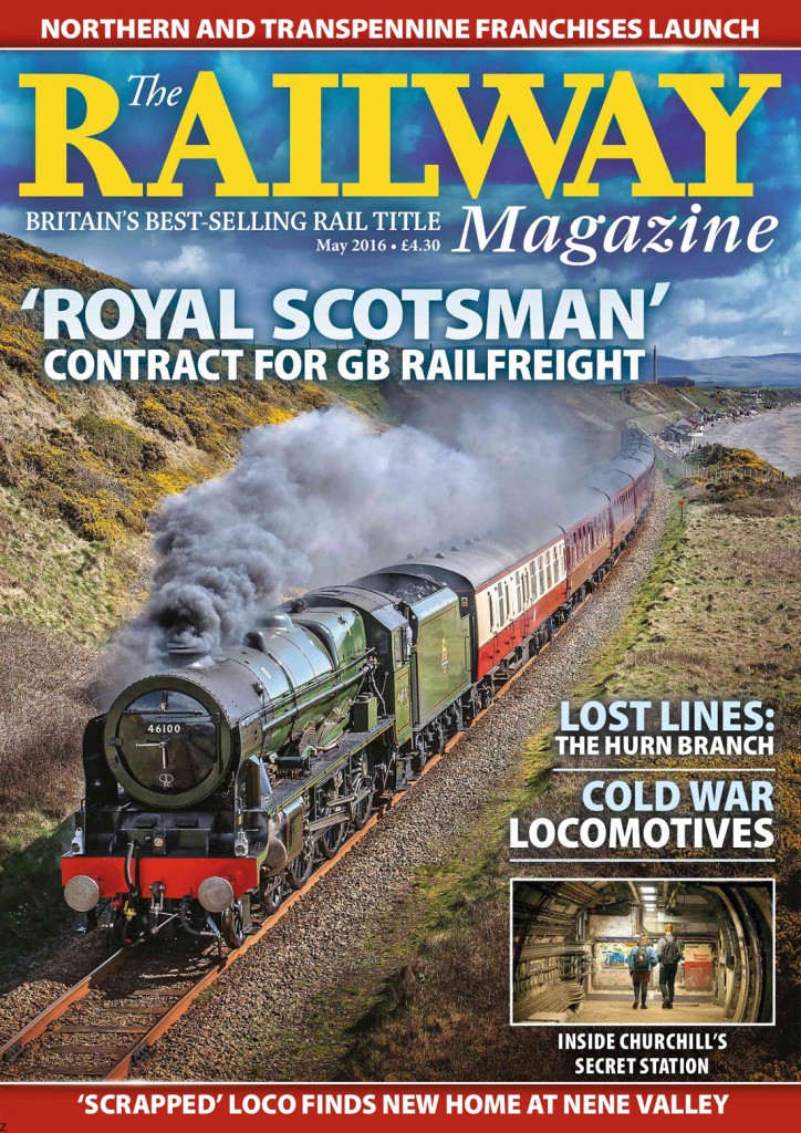 Portada de la revista The Railway Magazine de Mayo 2016
