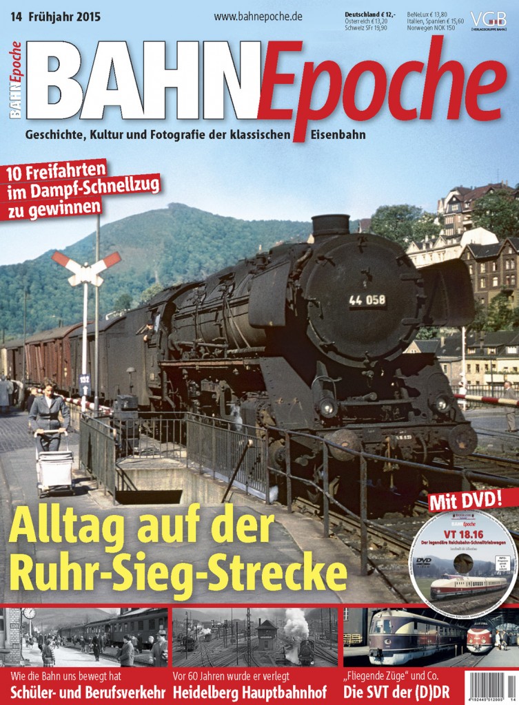 Portada de la revista Bahn Epoche. Primavera 2015