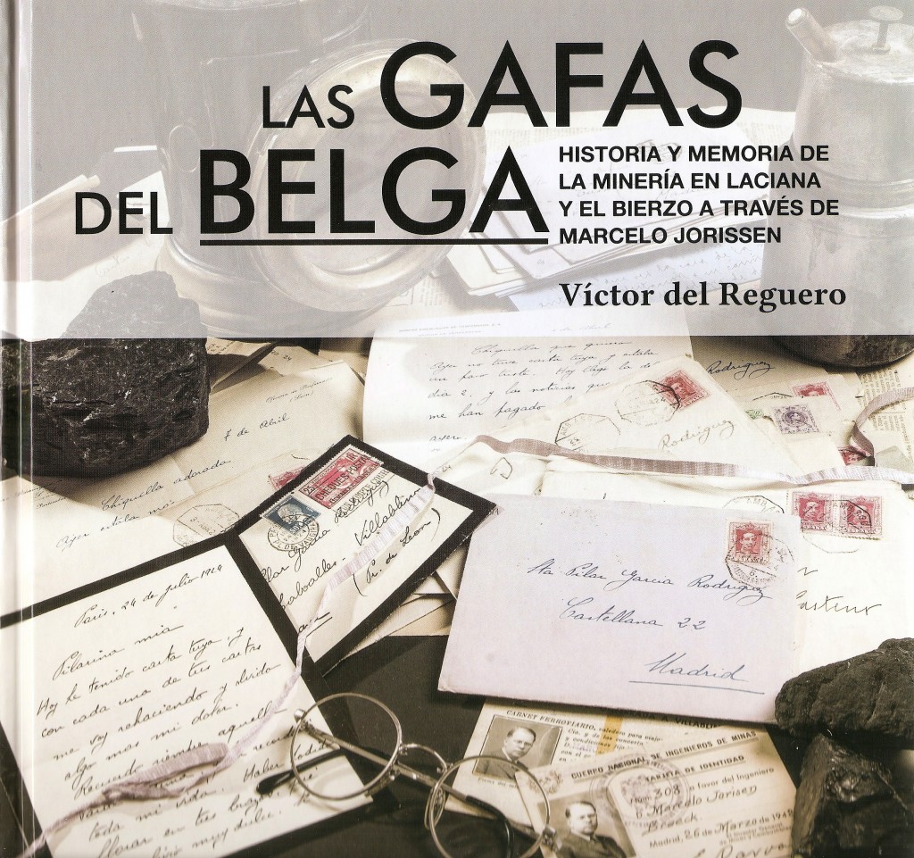 Portada del libro Las gafas del belga, de Victor del Reguero. León. 2015