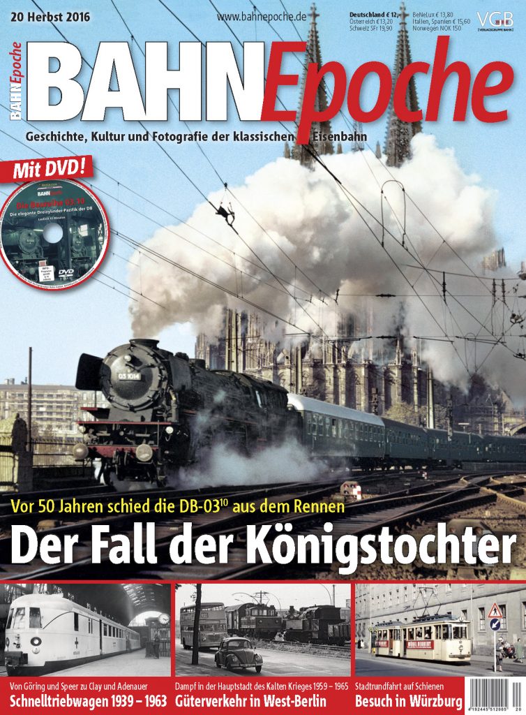 Portada de la revista Bahn Epoche. Otoño 2016