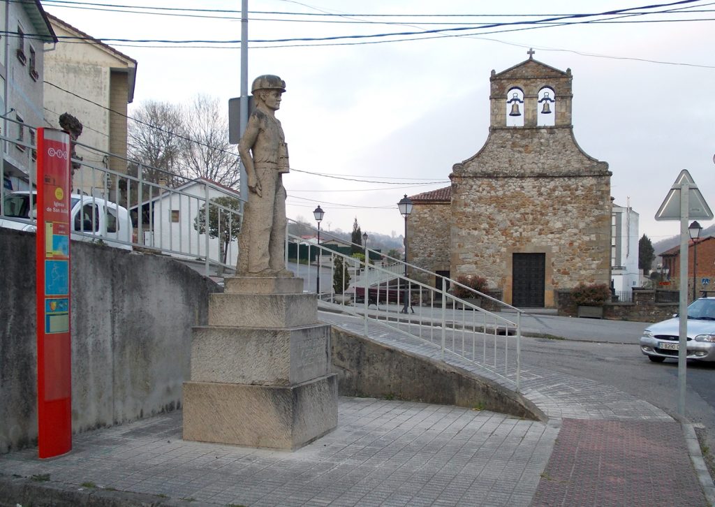 Monumento minero en San Julián. Bimenes. Asturias 2014