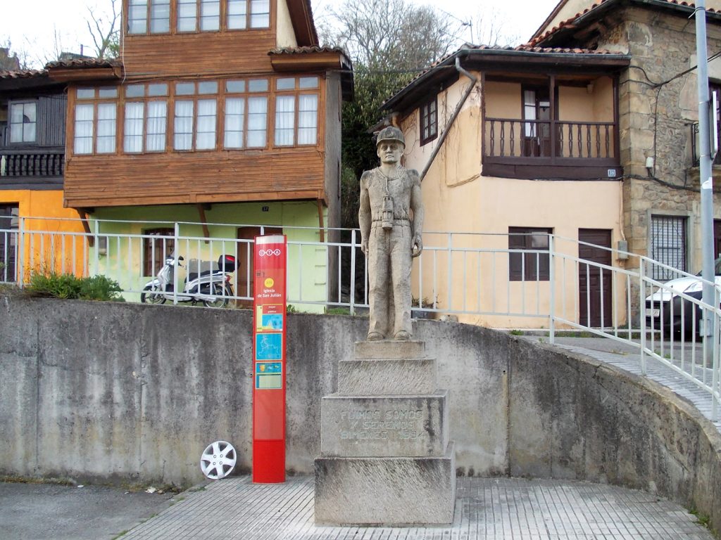 Monumento minero en San Julián. Bimenes. Asturias 2014