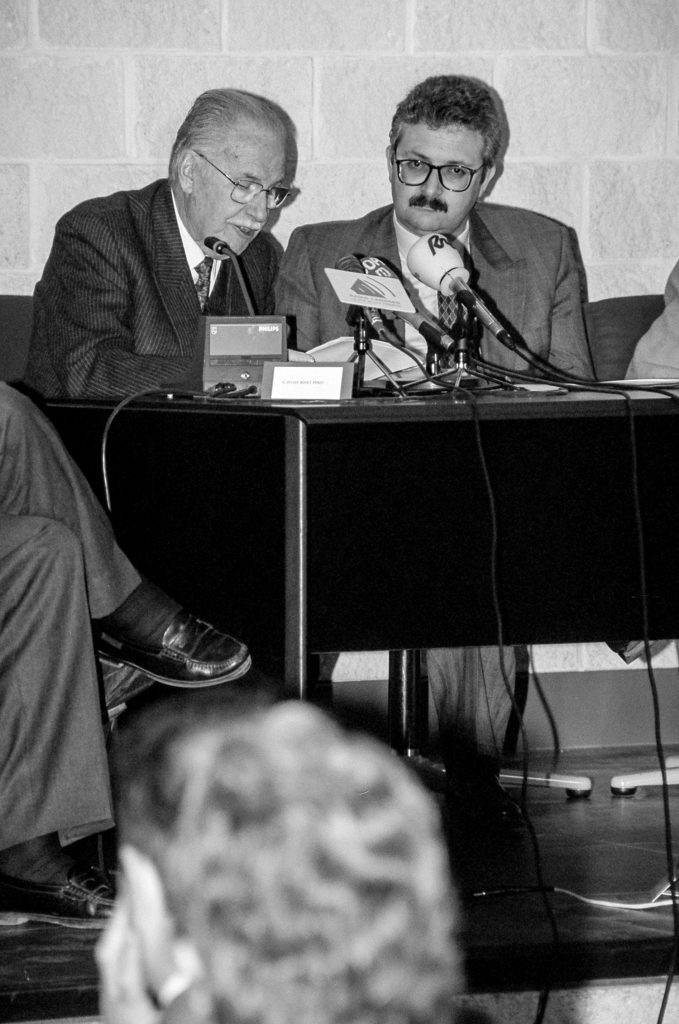 Discurso de autoridades el dia de la inauguración del Museo de La Minería y la Industria de Asturias. El Entrego. San Martín del Rey Aurelio. Abril 1994