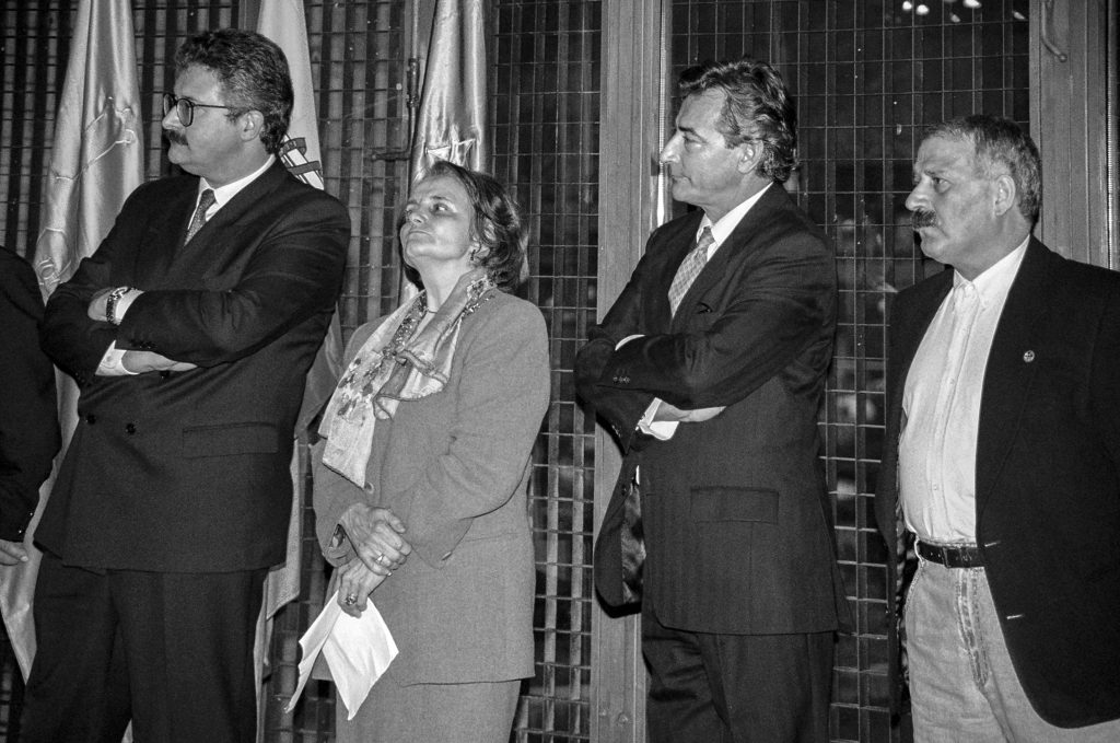 Discurso de autoridades el día de la inauguración del Museo de La minería y la Industria de Asturias. El Entrego. San Martín del Rey Aurelio. Abril 1994
