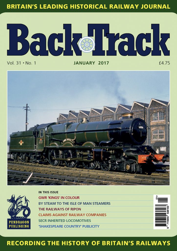 Portada de la revista Back Track.. Enero 2017