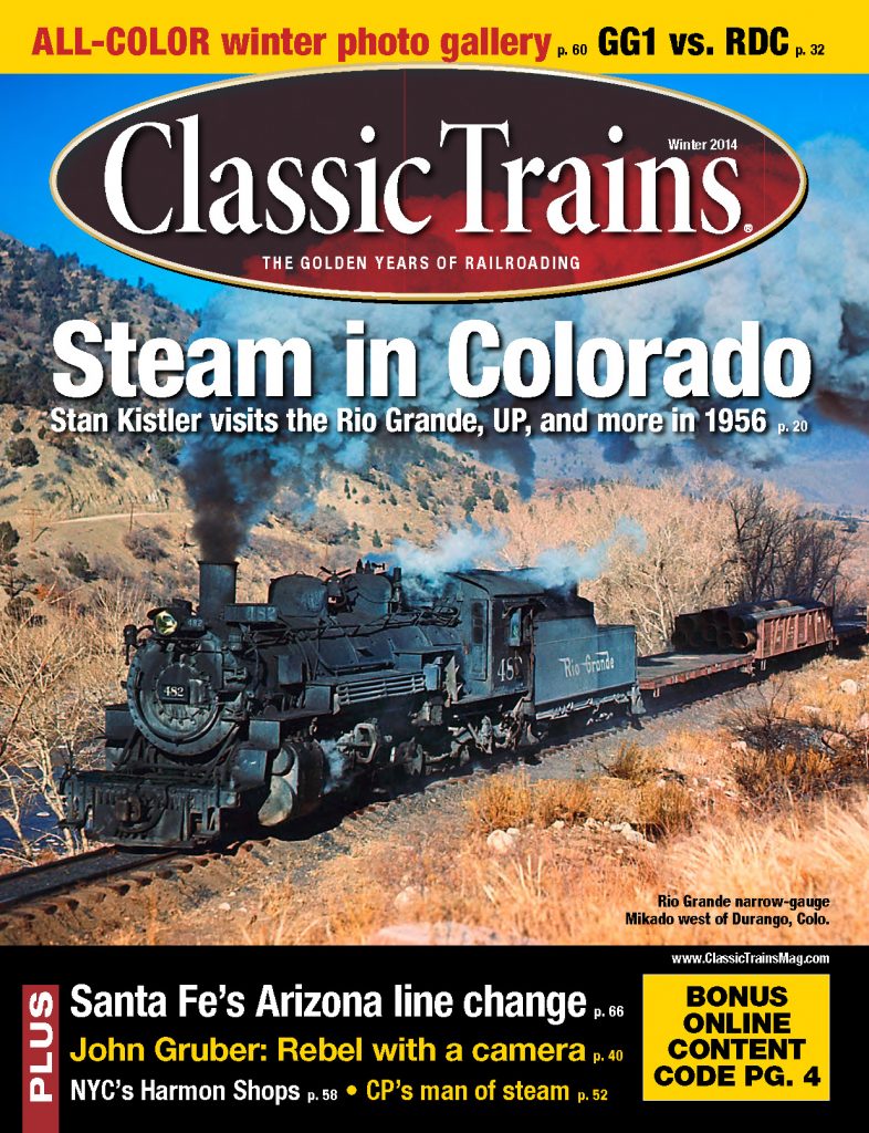 Portada de la revista Classic Trains. Invierno 2014