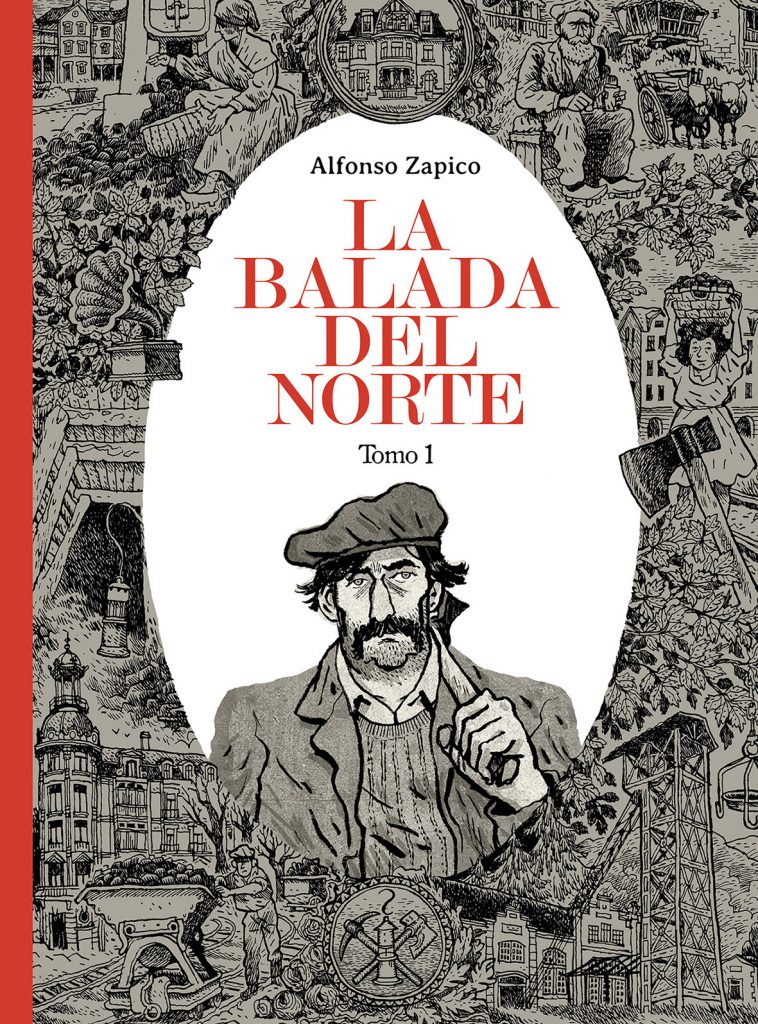 Portada del comic La Balada del Norte, de Alfonso Zapico. 2015