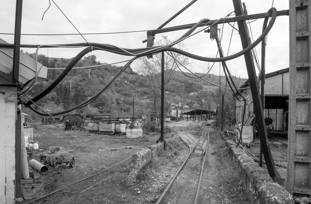 Exteriores del Pozo Carrio. Laviana. Asturias 2016