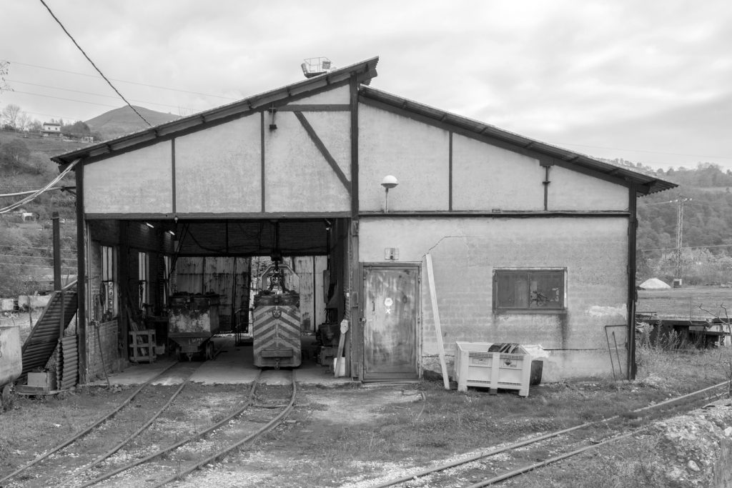 Edificios auxiliares del Pozo Carrio. Laviana. Asturias 2016