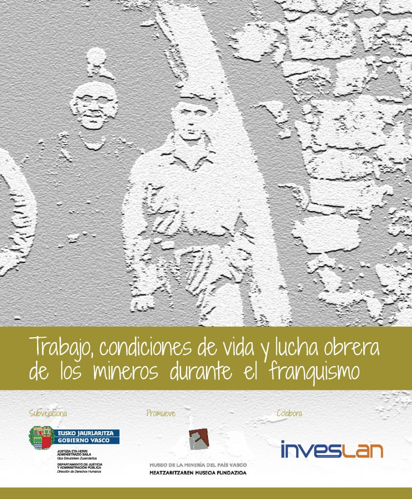 Portada del libro Trabajo, condiciones de vida y lucha obrera de los mineros de Bizkaia durante el franquismo