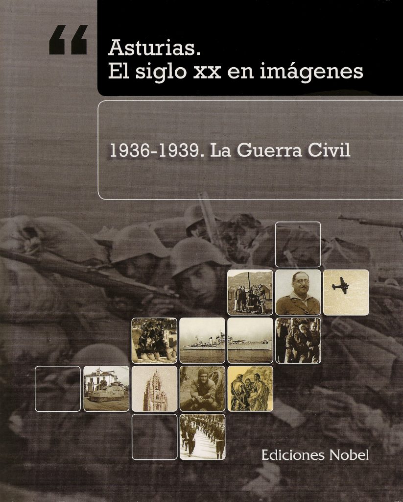 Portada del libro 1936-1939. La guerra Civil, de Ediciones Nobel. Asturias 2007