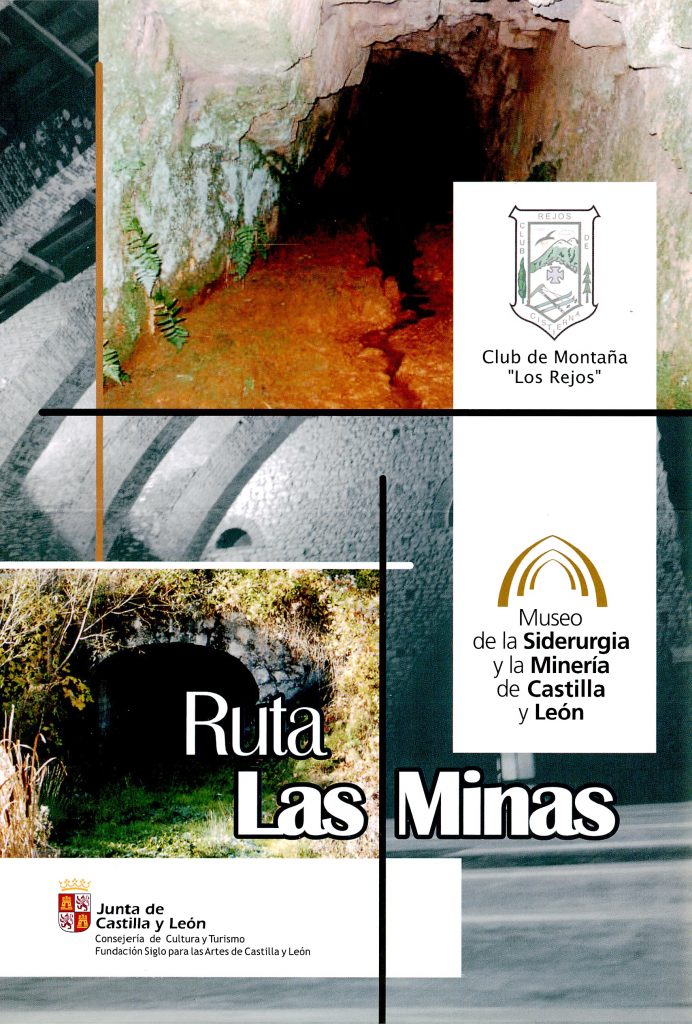 Folleto turístico de la Ruta Las Minas, en Sabero. León 2016
